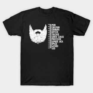 Funny Beard Growth T-Shirt T-Shirt